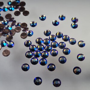 Swarovski Crystal 2078 Hotfix, Sapphire Shimmer ( New Effects ) Rhinestone Flatbacks  - Select quantity and Sizes: ss10, ss16, ss20 and SS34