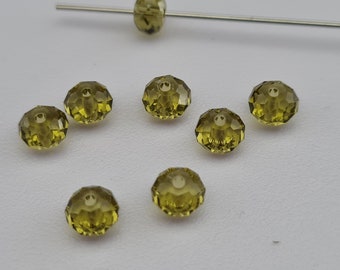 Swarovski Elements 5040 RONDELLE Spacer Beads - Khaki Available in 6mm and 8mm ( Choose Sizes )