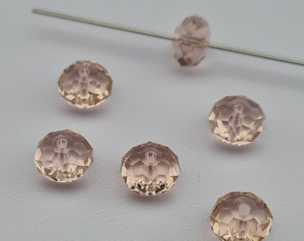 Swarovski Elements 5040 RONDELLE Perline distanziatrici - Rosa vintage Disponibile in 6 mm e 8 mm (scegli le dimensioni)