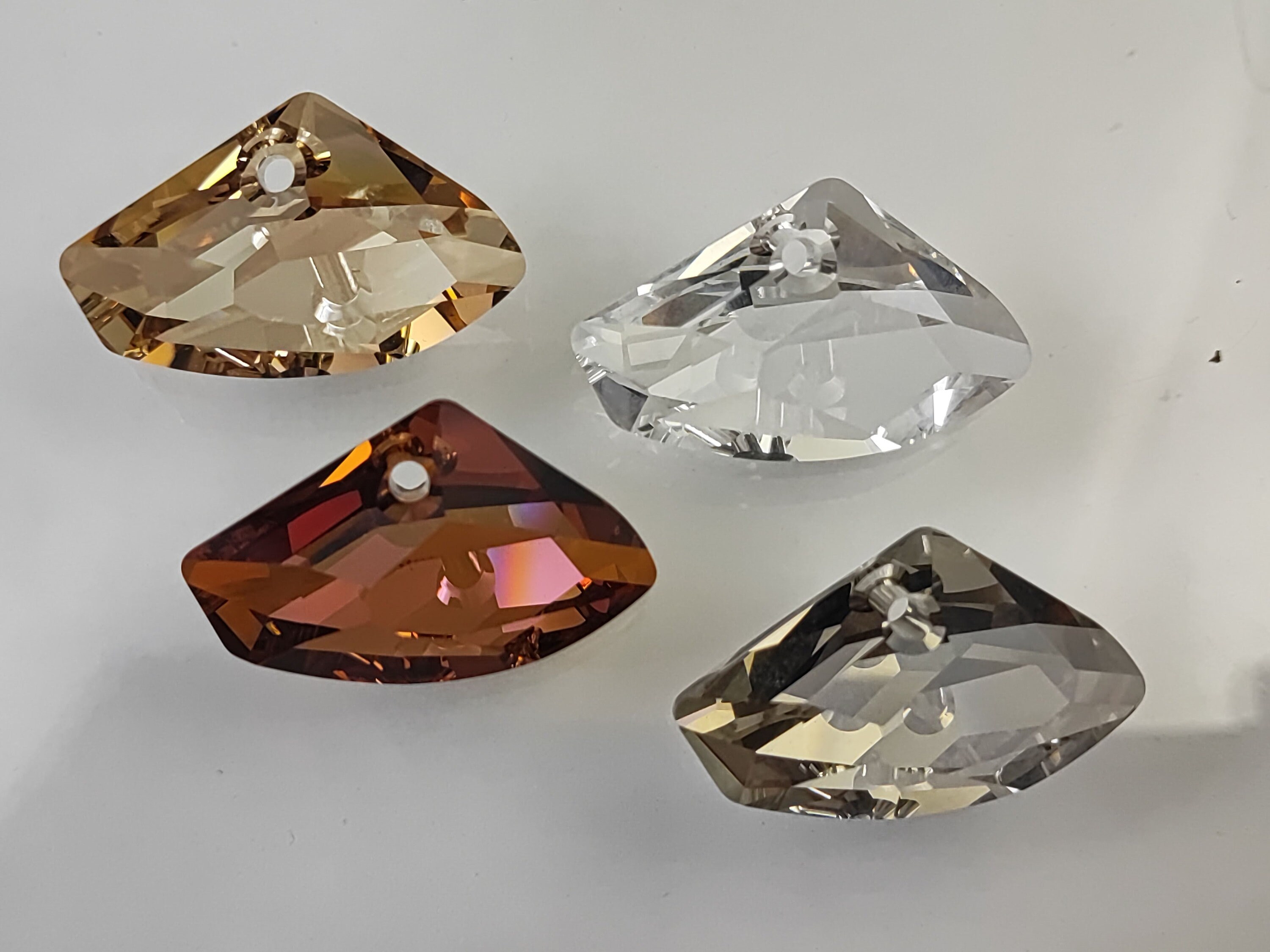 Swarovski Crystal 6657 GALACTIC Horizontal Crystal Pendants 39mm