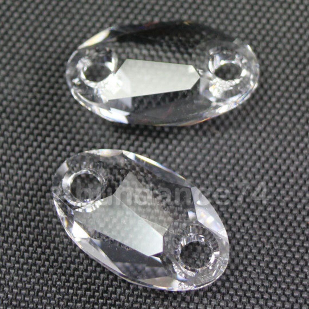 スワロフスキー 縫い付け式 2穴 フクロウ 18 x 11 mm クリスタル 3231