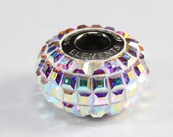 1 piece Premium Swarovski Crystal Pave  Beads Spacer - 80201 15mm - Color : Crystal Clear AB