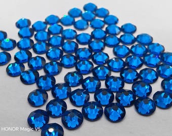 144 Pcs Swarovski Crystal 2058 2088 CAPRI BLUE Rhinestone