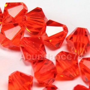 Swarovski Crystal BICONE Beads 5328 5301 HYACINTH - Available in 3mm, 4mm, 5mm, 6mm and 8mm ( choose quantity and sizes )