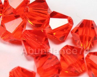 Swarovski Crystal BICONE Beads 5328 5301 HYACINTH - Available in 3mm, 4mm, 5mm, 6mm and 8mm ( choose quantity and sizes )