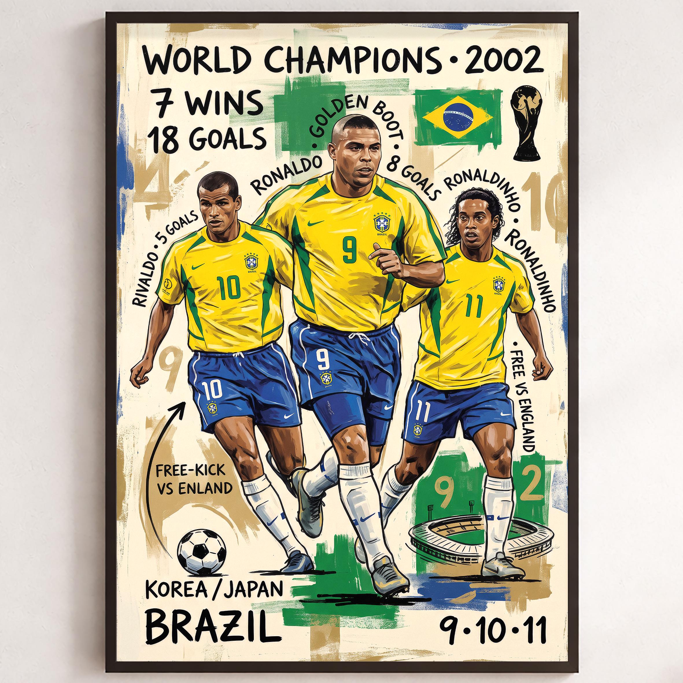 World Cup Poster 2002 - Etsy