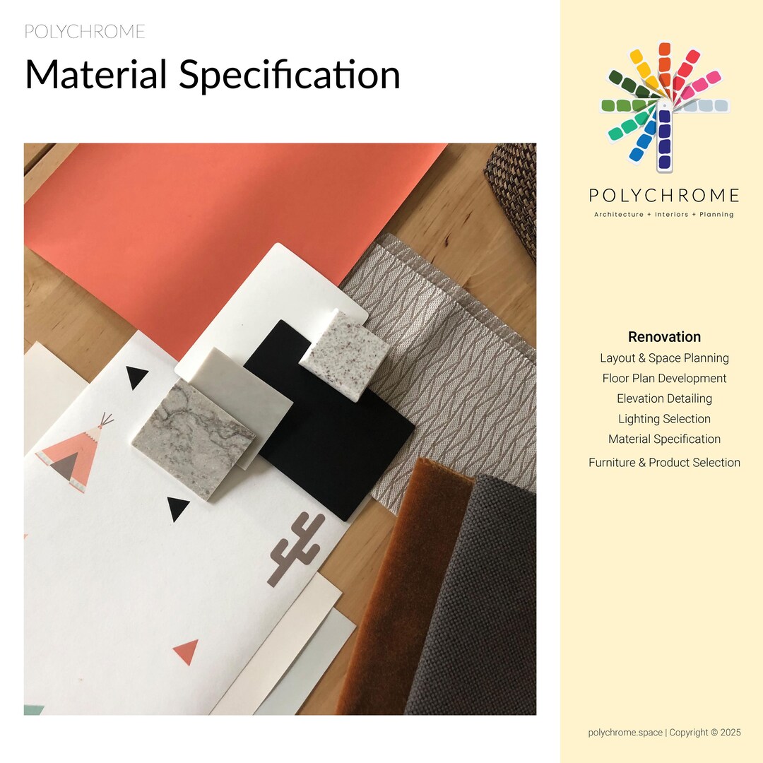 Material Mood Board - Interior E-design Finish Specification Guide (PDF ...