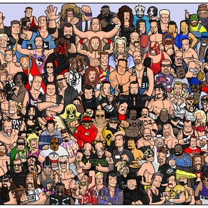 Wwf Attitude Era Poster - Etsy