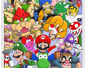 The Mushroom Kingdom.