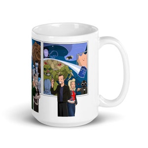 Doctor Who Mug - The Third Three Doctors.