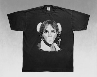 Pop Princess Graphic T-Shirt, 90s Retro Music Icon Tee, Retro Metal Band Style