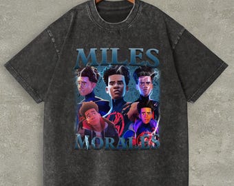 Vintage Miles Morales T-Shirt, Spider-Man Across the Spider-Verse Shirt