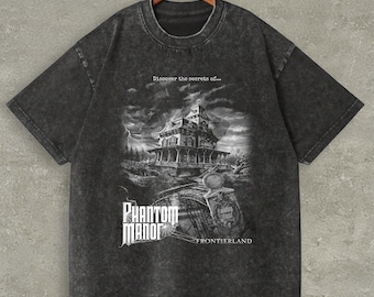Vintage Phantom Manor Shirt, Disney Haunted Mansion Shirt