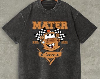 Tow Mater Shirt, Vintage Disney Pixar Car Movies Tee, Radiator Springs Shirt