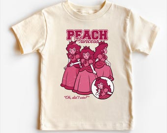 Maglietta Comfort Colors della Principessa Peach, maglietta con viaggio negli Universal Studios Hollywood