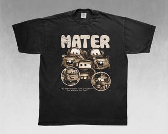 Tow Mater Shirt, Vintage Disney Pixar Car Movies Tee, Radiator Springs Shirt