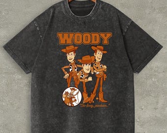 Camisa vaquera del Sheriff Woody de Disney, camisa familiar a juego retro de Toy Story Disneyland WDW