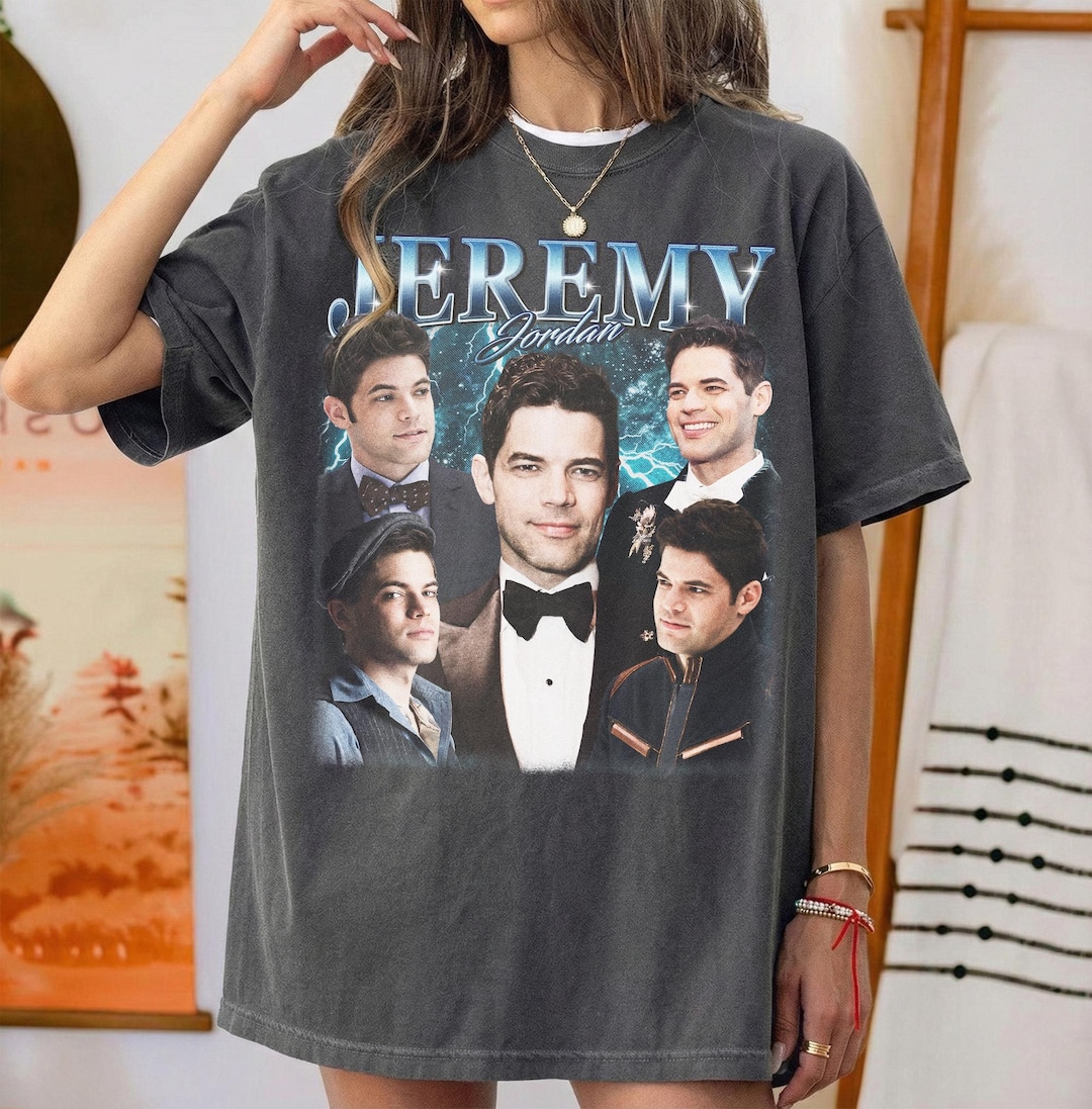 Jeremy Gift Vintage Jeremy Jordan Shirt, Broadway Musical Theater Graphic Tee ...