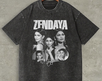 Retro Zendaya-shirt, uniseks T-shirt actrice, cadeau filmliefhebber