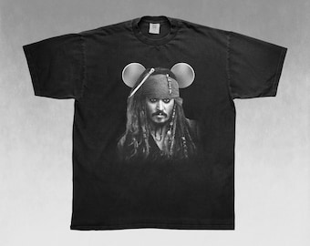 Jack Sparrow Graphic Tee, Fluch der Karibik Shirt