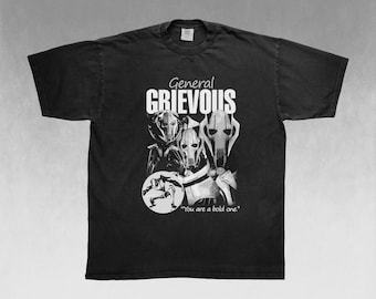 Camiseta retro del General Grievous de Star Wars: La Guerra de los Clones, viaje a Galaxy's Edge