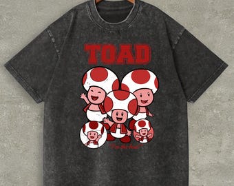 Camiseta Toad Mushroom, Camiseta para viaje al parque de películas de California, Ropa para vacaciones familiares