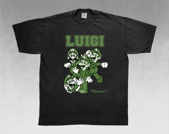 Super Mario Luigi Shirt, Universal Studios Hollywood Trip Tee