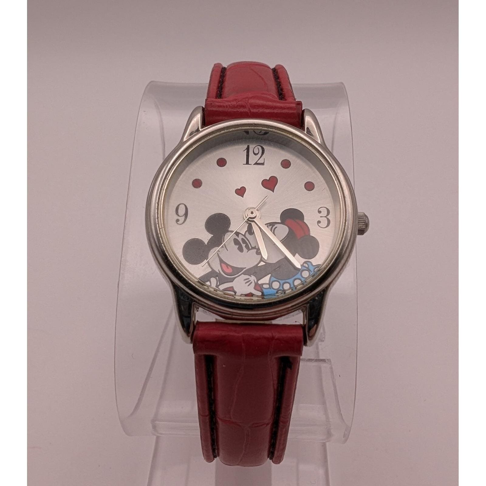 Minnie Mouse Red Leather Watch Disney Minnie Mouse Watch – Genuine Red | Mercari main image 4