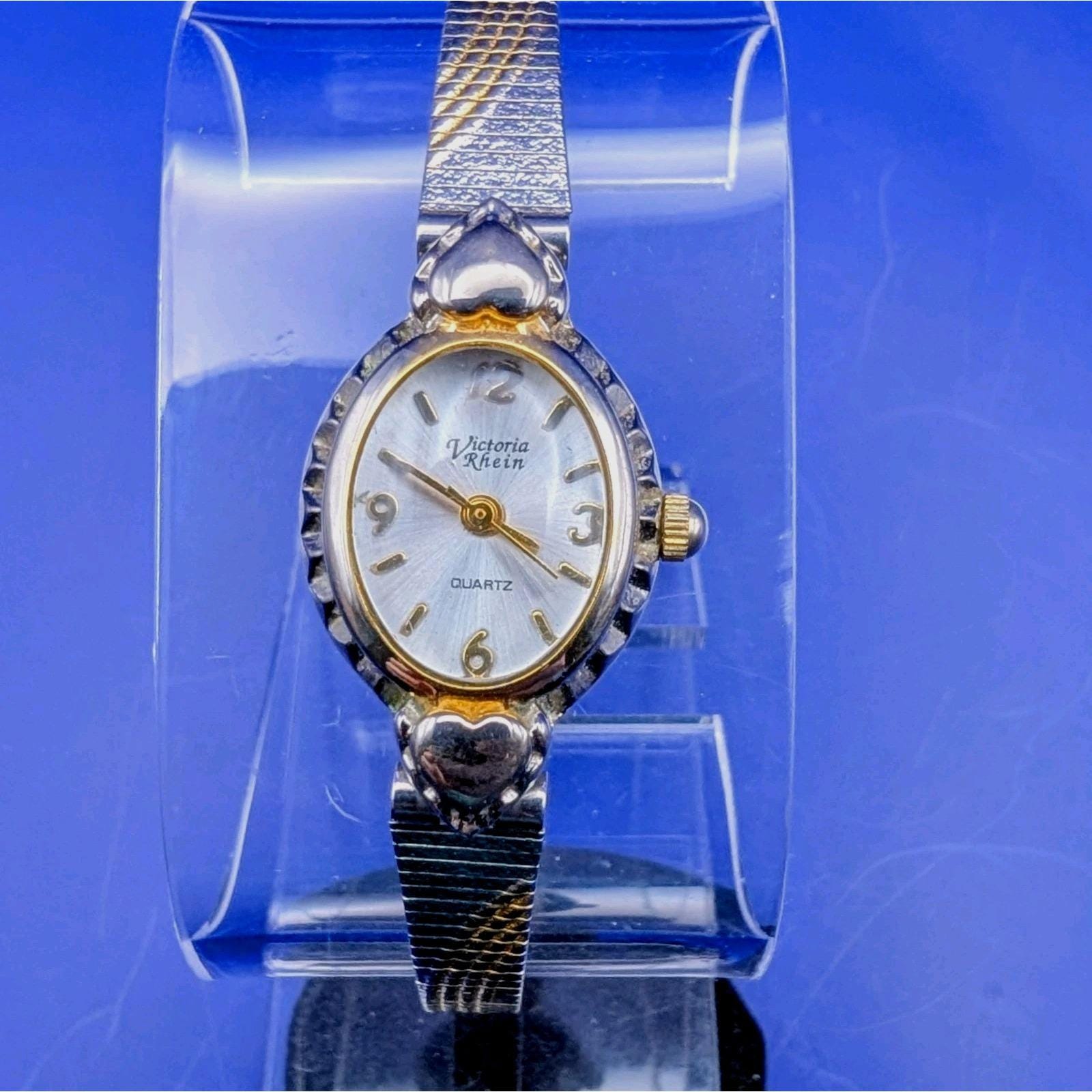 Assorted Wrist Watches Lot Of 3 Folio Fossil Gruen and Victoria Rhein Silver Watch 90s - Etsy main image 3