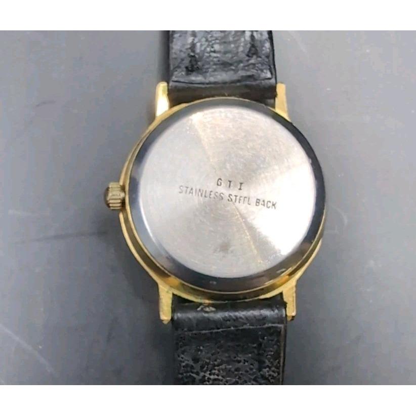 Vintage Valentino GTI Watch Brown Leather Strap Untested - Etsy display picture 1