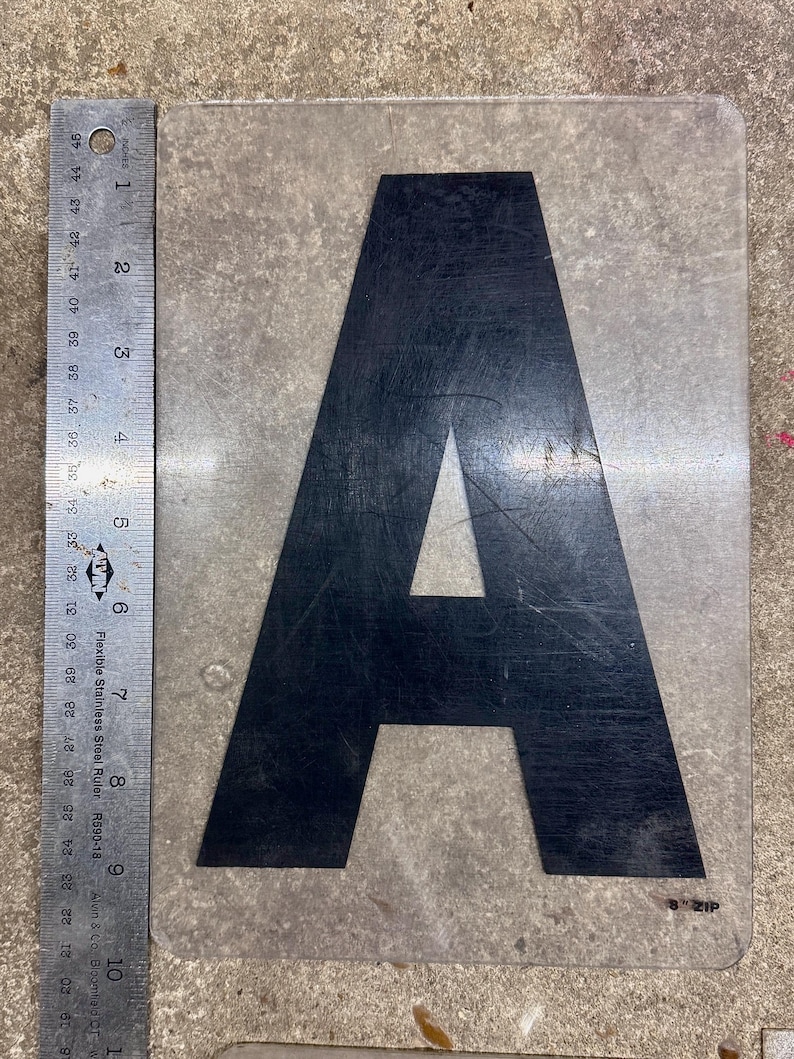 Vintage Sign Letters 8in on 10 Light up Rigid Acrylic Outdoor Marquee ...