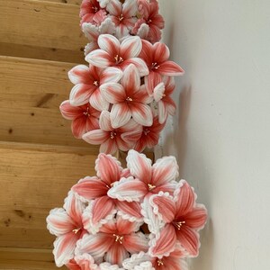 Pink & White Lily Bouquet – Handmade Pipe Cleaner Flowers, Faux Floral Gift, Custom Order image 3