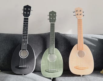 3D-utskrivet ukulele-kit - Bygg din egen sopranukulele med lång hals