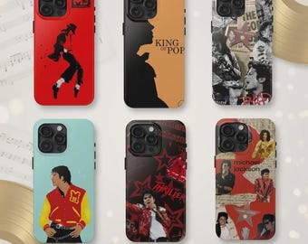 Licensed Michael Jackson Phone Case, Pop Music Fan Gift, Protective iPhone & Samsung