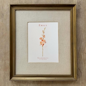 Example 2: Personalisation for your Birth Flower Art Print