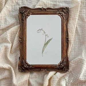 Personalised Birth Flower Watercolor Print – Custom Floral Art (Framed or Unframed) image 6