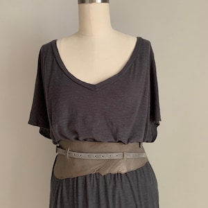 Elephant Grey Obi Corset Belt #2153