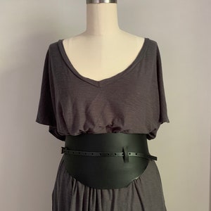 Black Obi Corset Belt #2131