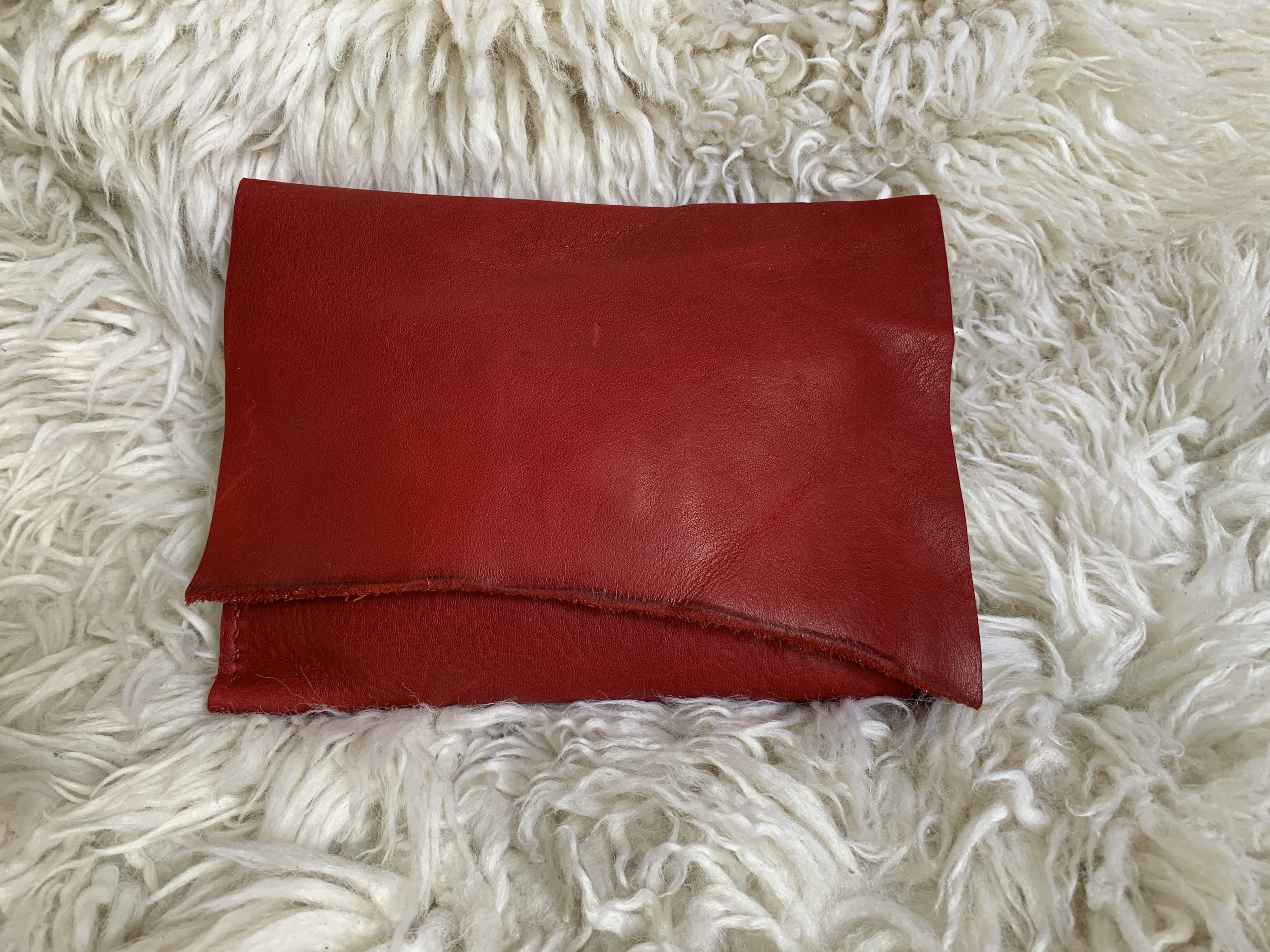 Red Horween Clutch 1977 - Etsy
