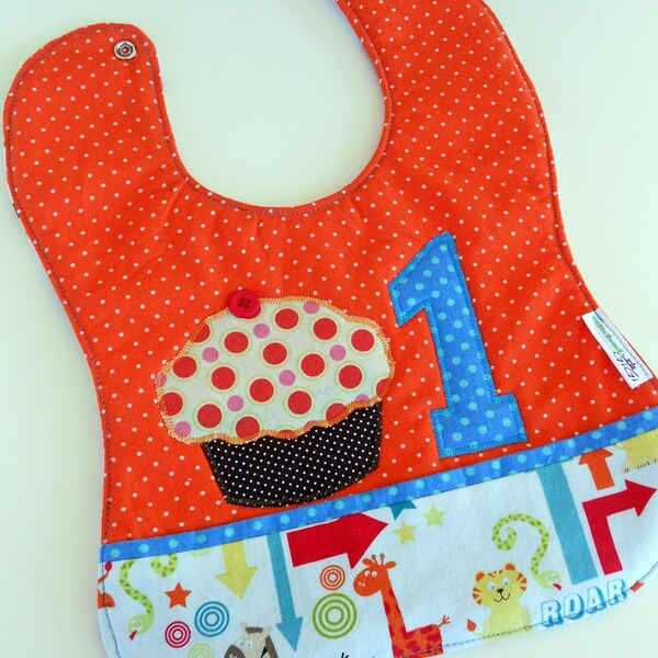 FREE USA SHIPPING, Alphabet Soup by Riley Blake, 1st Birthday Bib, Zoo animals Boy Birthday bib, Lion 1st Birthday gift, Boys First Birthday