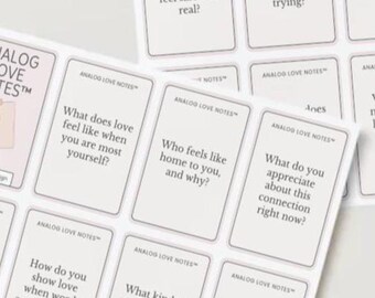Reflection Card Deck | Love & Friendship Prompts (Printable PDF)