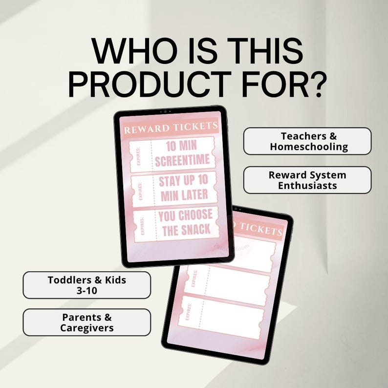 Reward Tickets Printable for Kids • Printable Reward Tickets • Kids ...