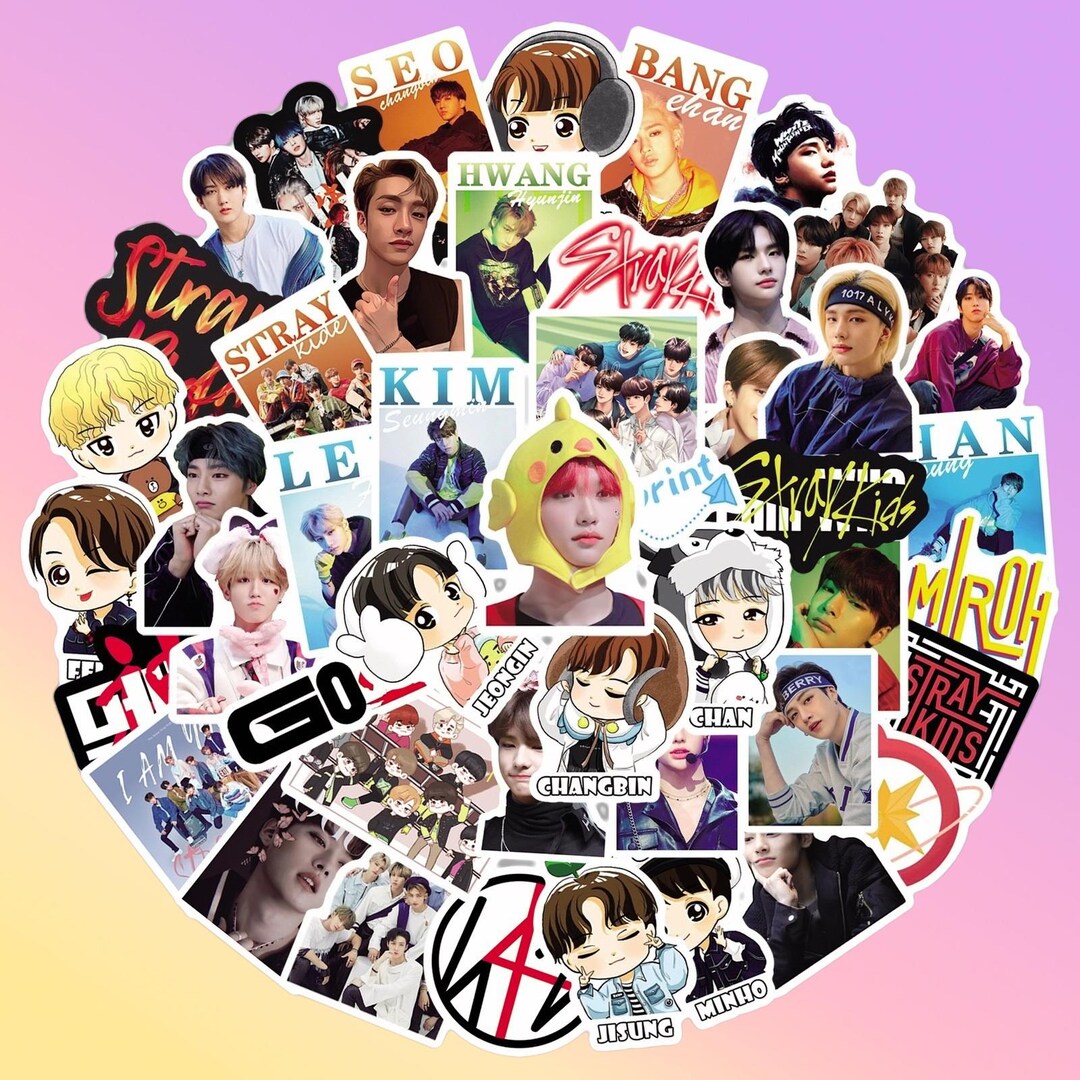 Stay Merch Stray Kids Stickers 50 PCS, Kpop Stay Merch, Waterproof Decals for ...