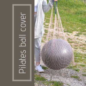 Pilates ball cover, Yoga ball bag gift for yogi, Grocery bag holder