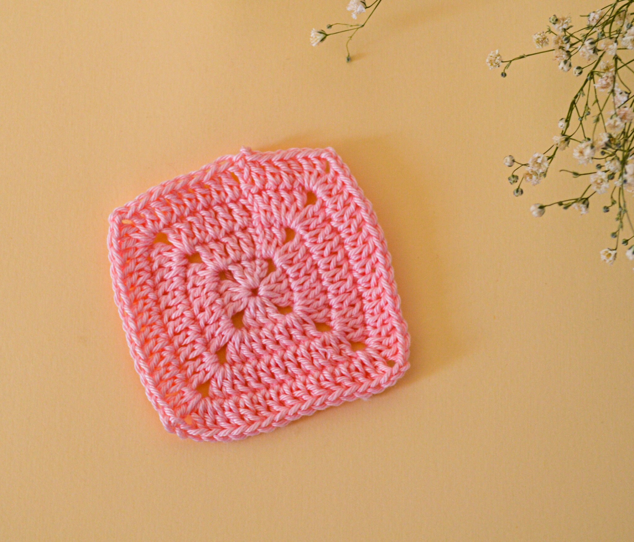 Crochet Pattern Granny Squares Coaster Easy Photo Tutorial Etsy Australia