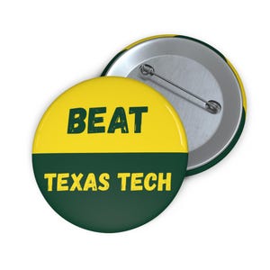 Beat Texas Tech - Oregon Football Pin - Orange Bowl Pin 2025