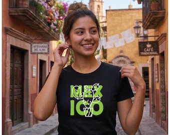 T-Shirt zum mexikanischen Unabhängigkeitstag, Kaktus-Grafik-T-Shirt, Outfit zum 16. September