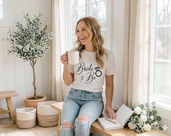Braut-Shirt, Minimalistische Hochzeit, Junggesellinnenabschied-T-Shirt, T-Shirt für die zukünftige Ehefrau