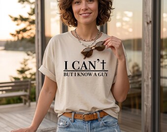 Christian T-Shirt – I Can't But I Know A Guy Faith Apparel