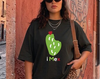 T-Shirt mit Kaktusmotiv zum mexikanischen Unabhängigkeitstag, modernes T-Shirt zum Ausdruck des mexikanischen Stolzes (16. September)